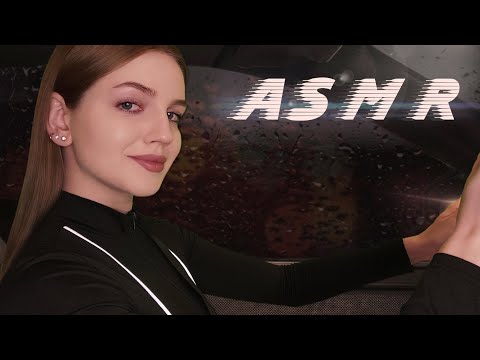 АСМР Ночная Поездка в Машине. Звук Дождя и Грозы • ASMR Night Car Ride. Sound Rain and Thunderstorm