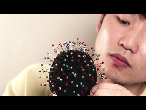 ASMR📍마이크 가시 뽑기 (자극적인 소리, 노토킹)