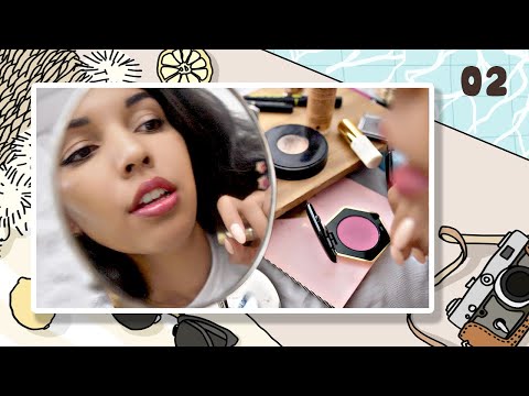 Daily ASMR 📔 Carnet d'Été 💄 Ma trousse maquillage (Chuchotements, Application rouge à lèvres)