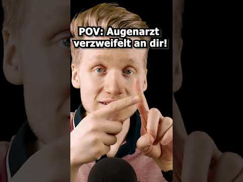 ASMR - POV: Augenarzt verzweifelt an dir! #shorts #asmr #roleplay #deutscheasmr