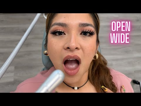 ASMR Dentist Roleplay: Don’t Put It In My Mouth Yet 