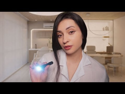 ASMR Examen de Nervios Craneales 🧠✨Médico Realista