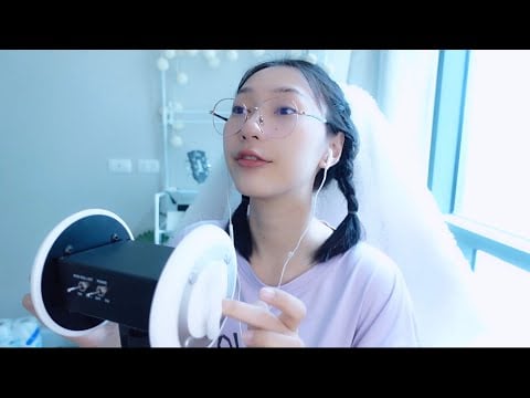 ASMR Aggressive Ear Cleaning Sounds No Talking 3Dio - RAINIE ASMR