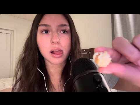 ASMR EATING KETTLE CORN 🍿