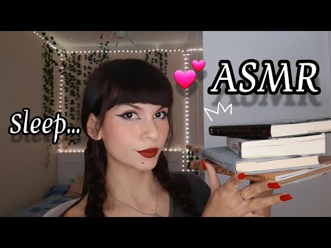 Asmr 📕 4 Libros favoritos que debes LEER + Susurros | Asmr español