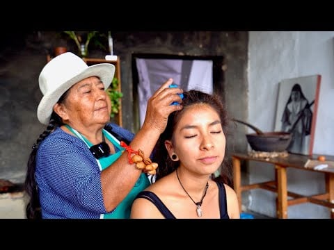 Doña Isabel ASMR Head & Neck Massage cracking whispering spiritual cleansing limpia espiritual