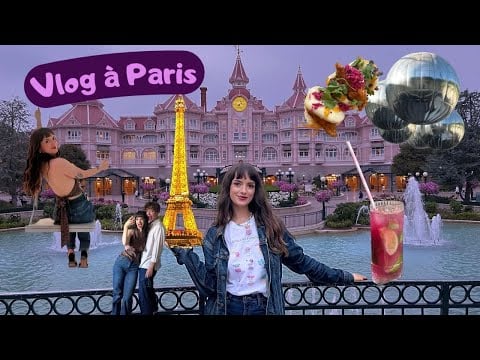 #ASMR VLOG | Suis-moi à Paris ! 🪩 (Disney, exposition Euphoria, restaurants…) ✨