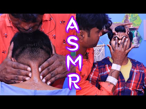 Me and cameraman received a great ASMR Massage from master rajen | ASMR massage with cracking