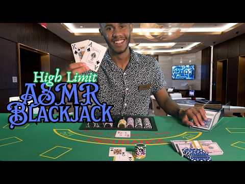 High Limit Blackjack ASMR Roleplay | Will you beat the house this time?