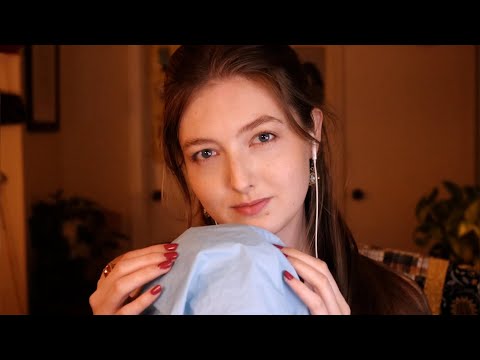 ASMR Gentle Crinkles to Make You Sleepy 😴 Shower Cap on Yeti (No Talking)