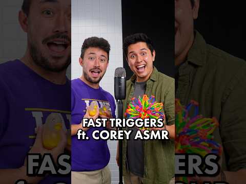 FAST ASMR Trigger Battle ft. @CoreyASMR | Who Will Win?
