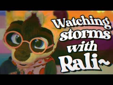 Furry ASMR | Watching a storm with Rali~ (soft spoken personal attention/rambling, thunder)