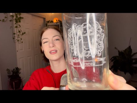 Asmr whispered tapping coat of arms family glass #shorts