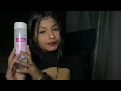 ASMR-vou remover sua make e cuidar da sua pele para você dormir