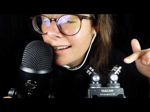 ASMR Wet Mouth Sounds 👄 Tascam vs. Blue Yeti