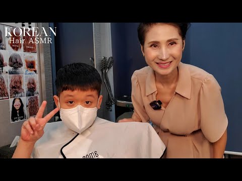 미용실 ASMR #클리퍼 컷트 (#투블럭)   Children's short (two-block) cut/Korean hair salon