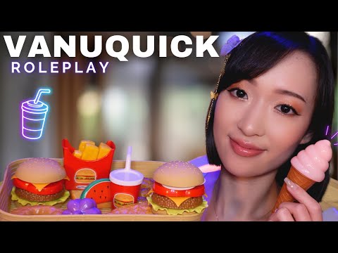 ASMR ROLEPLAY 🍔 Tu es stagiaire chez VANUQUICK ! 🍟