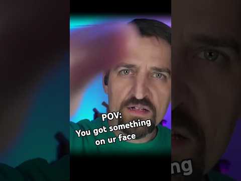 ASMR (Hold Still) Cleaning your Face  Roleplay Personal Attention #Relaxing