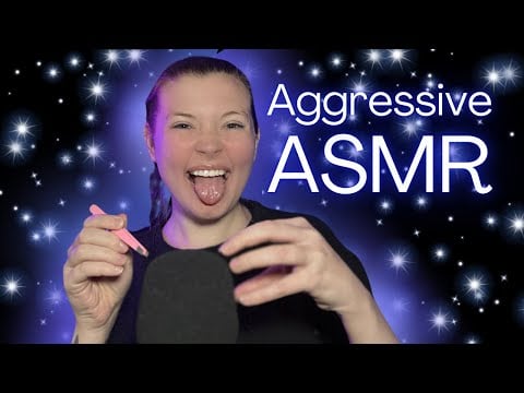 ASMR Fast and Aggressive Mic Triggers at Super Sonic Speed