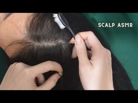 ASMR Real Person Hair Parting With Scratching, Tingly Hair Sounds For Reduce Anxiety
