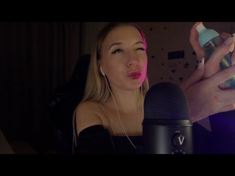ASMR Быстрый массаж лица, липкие звуки крема и скраба/ massage face✨