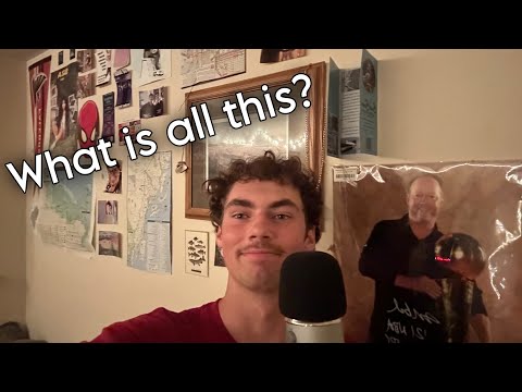 ASMR Explaining my room decor! Soft-spoken ramble