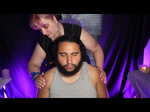 ASMR ITA🔥✨Grattini, massaggio alle spalle e alla testa