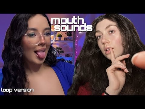 ASMR: mouth sounds INTENSOS em DOSE DUPLA 👄💦 (loop) | w/ @ASMRmpits 