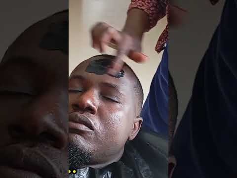 ASMR : Relaxing Facial Scrubbing And Head Massage. #massage  #headmassage