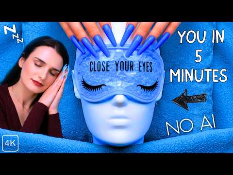 ASMR to Fix Your SLEEP 😴 No Talking 🎧 Mic Scratching , Tapping & Massage Sounds to Relax NOW - 4K 
