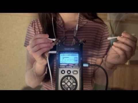 ASMR | 반진성 토킹하면서 타스캠 귀청소🎙️Tascam Ear Cleaning 