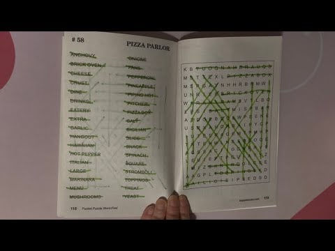 ASMR Doing #58 In Word-Finds