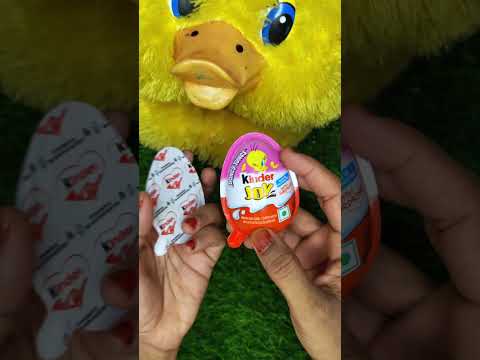 kinder joy surprise egg #kinderjoy #chocolate #reels #shorts #toys #gems