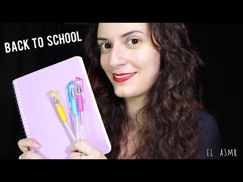 ARTICOLI SCOLASTICI NELLA CARTOLERIA RILASSANTE DI EL!💤 Roleplay ASMR ita