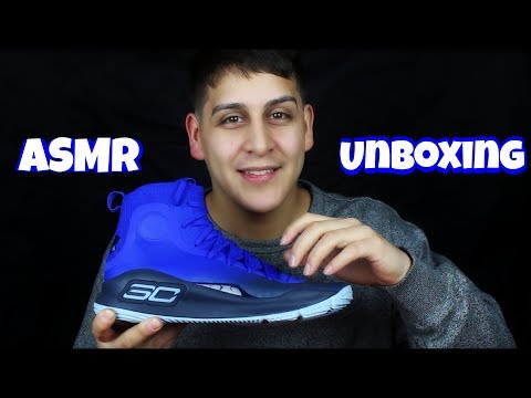 Jose Tries ASMR for REAL this time! UNBOXING - UA Curry 4 Shoes