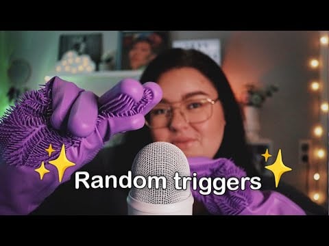 ASMR Random Triggers för dig att somna till ♥ (tillbaka efter corona)