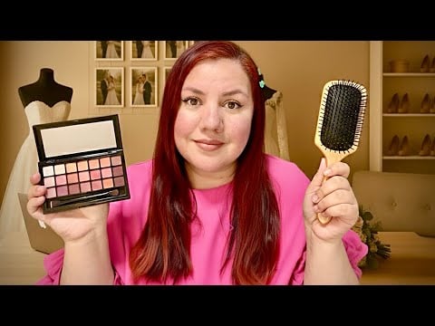 ASMR Organizando tu BODA: Maquillaje & Peinado 🌸 Wedding Planner para DORMIR