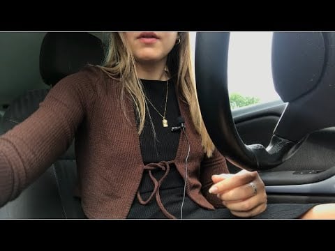 ASMR in the car ✨ - very tingly rambling and driving sounds