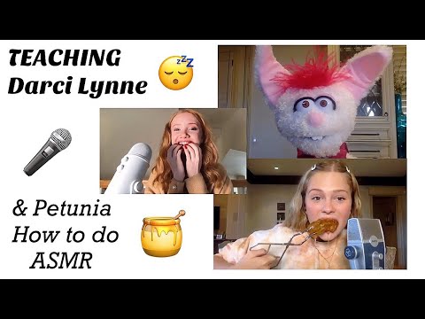 Teaching Darci Lynne & Petunia ASMR !!