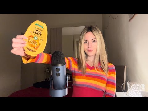 PRODOTTI FINITI🧴(asmr ita whispering con blue yeti)