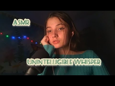 АСМР| неразборчивый шепот| звуки рта| близкий шепот| ASMR | unintelligible whisper |