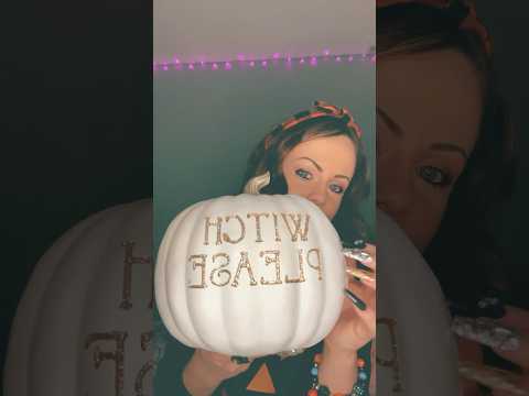 Hallloween ASMR triggers #asmr #whispers #halloween #asmrtapping #tapping #halloweendecor