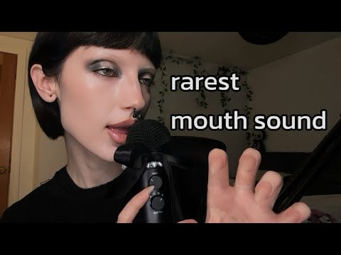 PURE Tongue Scrapping *rare mouth sound* ASMR