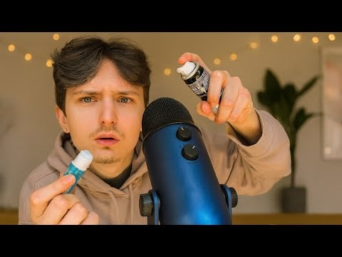 ASMR Glue Stick & Shaving Cream On The Microphone (SLEEP + TINGLES GUARANTEED) No Talking