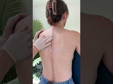 Asmr back exam #asmr #asmrsounds #asmrvideo #relaxing #relax #satisfying #satisfyingvideo #tingles