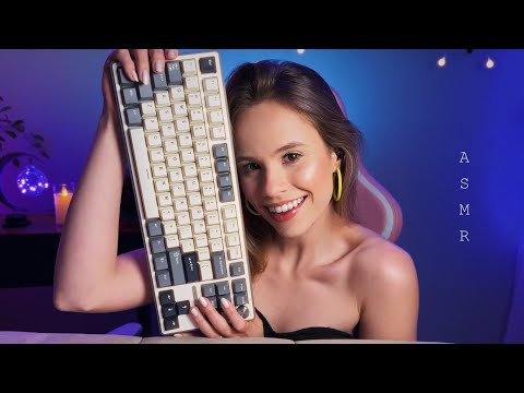 ASMR O TECLADO MAIS CREMOSO de TODOS os tempos vai te fazer DORMIR