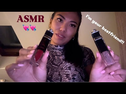 ASMR ROLEPLAY| Your bestfriend helps you to prepare for a date (make up and hair💄💇🏻‍♀️)