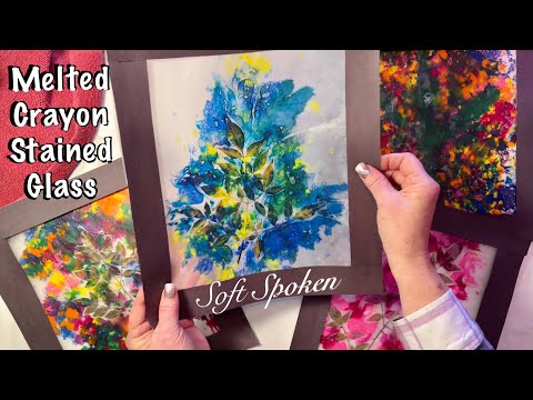 ASMR/Melted Crayon craft (Soft Spoken) No-talking version uploads tomorrow! Crafty crinkles