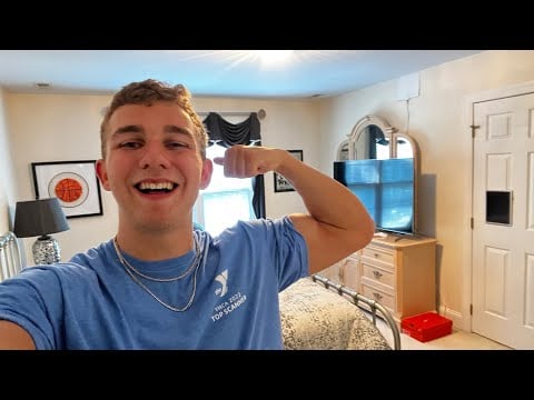 ASMR my brothers room tour