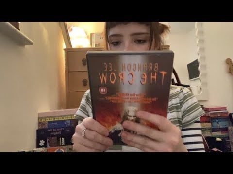 Kinda ASMR looking through old dvds 